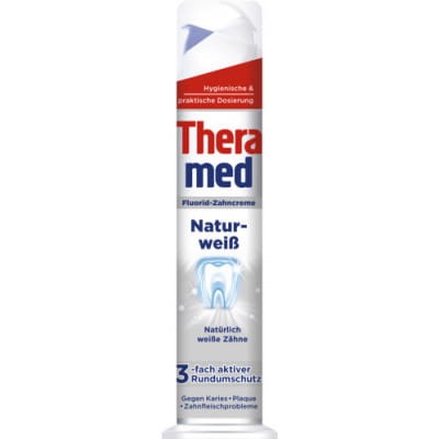 THERAMED Pasta do zębów 100ml Whitening wybielająca DE  /10 - Sklep i hurtownia FH German