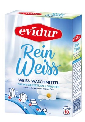 Evidur proszek do prania białych tkanin firan bielizny 600 g 10 prań NIEMCY