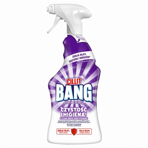 CILLIT BANG Spray 750 ml Wybielanie i Higiena – do łazienki, pleśni i trudnych zabrudzeń