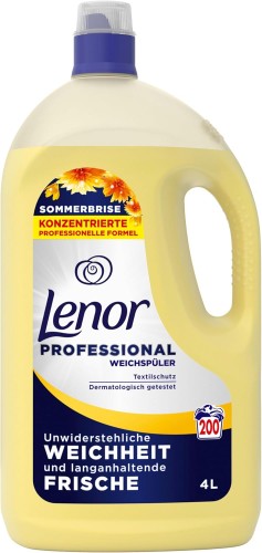LENOR Professional Sommerbrise 4 L – niemiecki płyn do płukania tkanin 200 prań