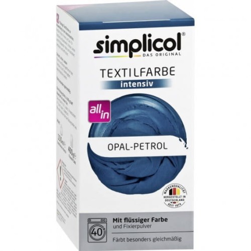 SIMPLICOL Barwnik Intensywny 560 g Opal Petrol – głęboki odcień opalowego petrolu z niemiecką precyzją
