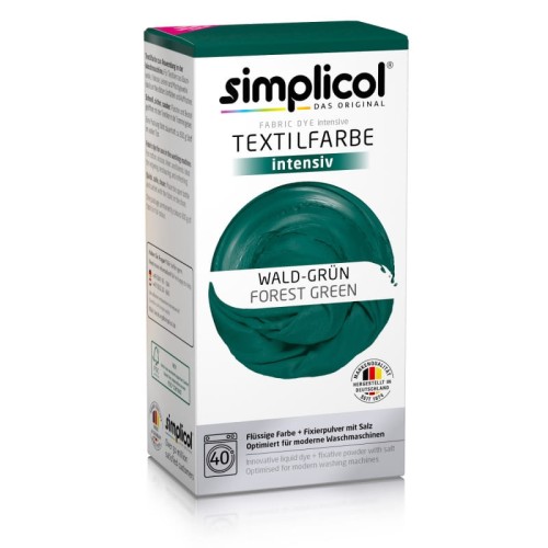 SIMPLICOL Barwnik Intensywny 560 g Wald Grün – głęboka zieleń z niemiecką precyzją
