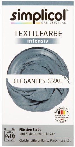 SIMPLICOL Barwnik Intensywny 560 g Elegantes Grau – stylowa szarość z niemiecką precyzją