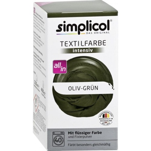 SIMPLICOL Barwnik Intensywny 560 g Oliv Grün – stylowa oliwkowa zieleń z niemiecką jakością