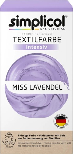SIMPLICOL Barwnik Intensywny 560 g Miss Lavendel – romantyczny fiolet z niemiecką jakością