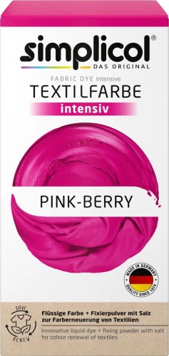 SIMPLICOL Barwnik Intensywny 560 g Pink Berry – intensywny jagodowy róż z niemiecką precyzją