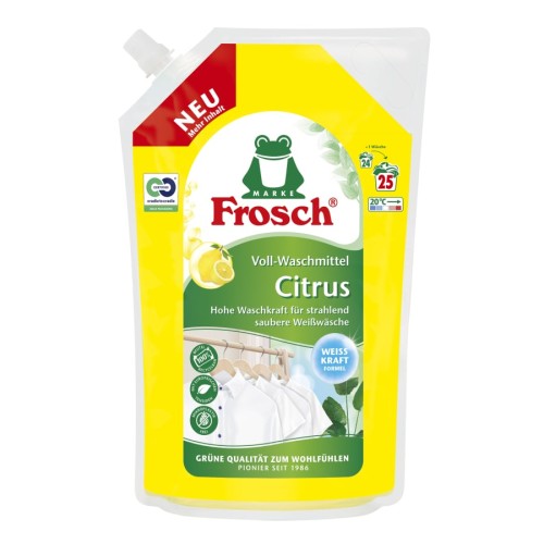 FROSCH Żel do prania 1,5 L Citrus Weiss z Niemiec
