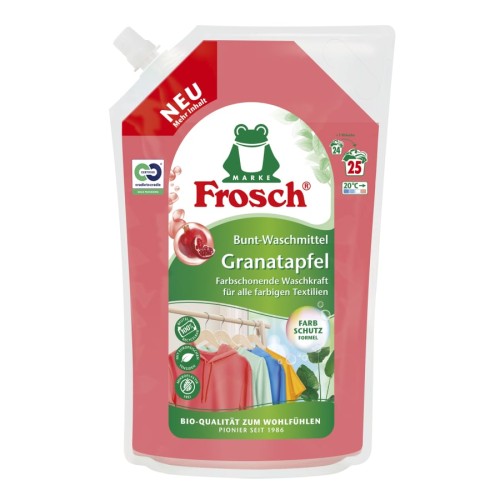 FROSCH Żel do prania 1,5 L Color Granat z Niemiec – ochrona koloru i świeżość na długo