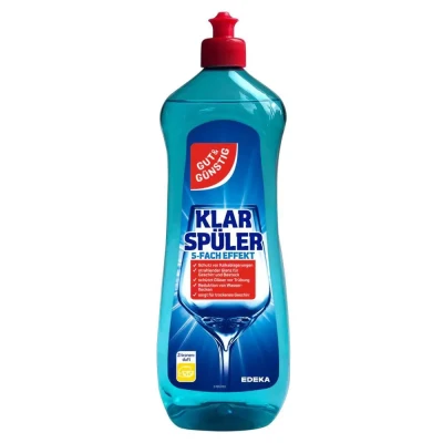 GUT & GÜNSTIG Nabłyszczacz do Zmywarek 1L Cytrynowy – niemiecki