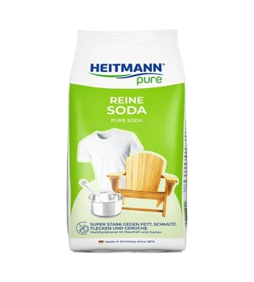 HEITMANN Reine Soda Pure 500 g – niemiecka soda do sprzątania i prania