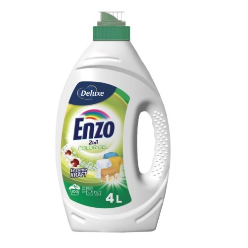 DELUXE   ENZO niemiecki żel do prania 4L 2w1 100P Color /4/