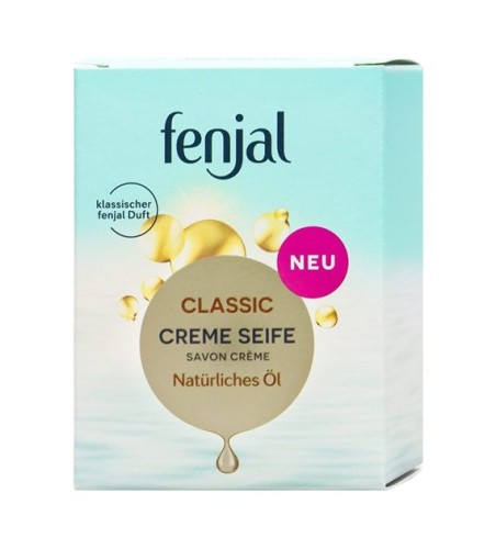 FENJAL Classic Creme Seife 100 g – niemieckie mydło w kostce z naturalnym olejkiem