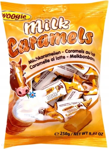WOOGIE   Milk Caramels Krówki Karmelowe 250g DE