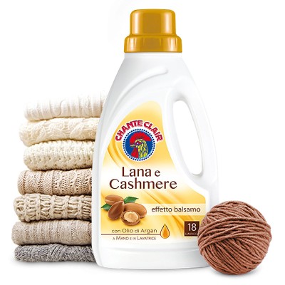 CHANTE CLAIR Cashmere Płyn do prania wełny 900ml 18 prań Olej Arganowy IT /12/