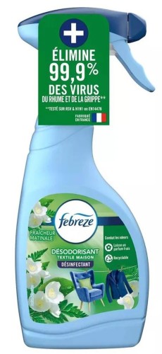 FEBREZE Intensive Frische odświeżacz do tkanin 500 ml – niemiecki neutralizator zapachów do ubrań i tekstyliów