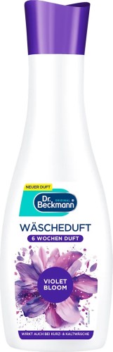 DR. BECKMANN Zapach do prania i suszarki Violet Bloom 250 ml – niemiecki zapach do prania o kwiatowym aromacie