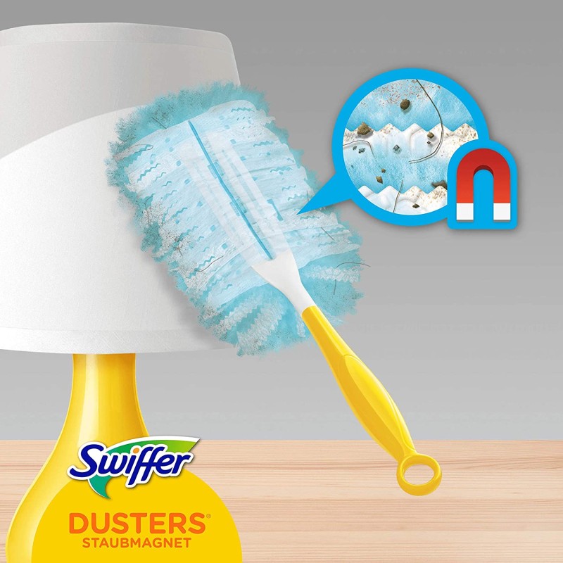 Swiffer Duster Miotełka do kurzu + 3 zapasy – niemiecki zestaw do skutecznego usuwania kurzu - Sklep i hurtownia FH German