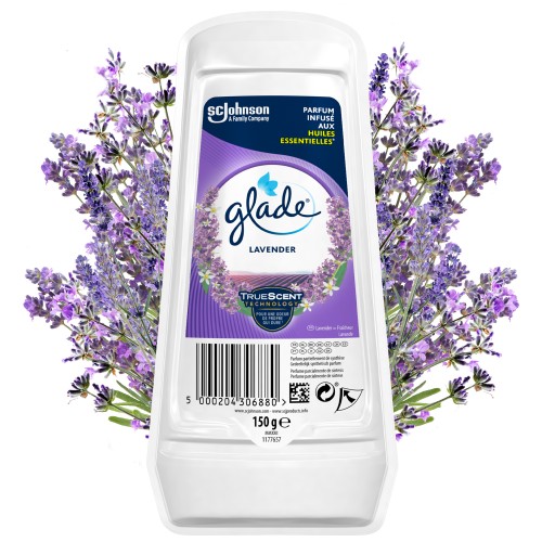 Glade Lavender Odświeżacz powietrza w żelu 150 g – lawendowy zapach do domu