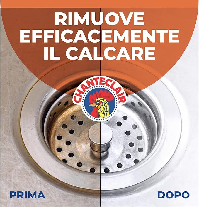 CHANTE CLAIR Odkamieniacz 625 ml Anticalcare Extra Rapido – włoski spray do usuwania kamienia z octem - Sklep i hurtownia FH German