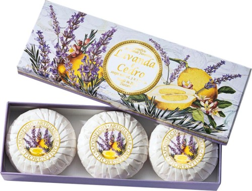 SAPONIFICIO   Mydło 3x100g kostka Lavenda&Cedr włoskie IT