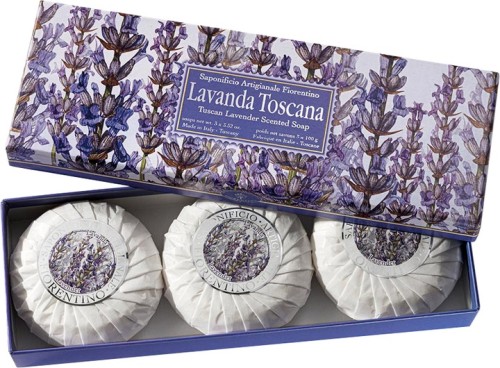 SAPONIFICIO   Mydło 3x100g kostka Lavanda włoskie IT