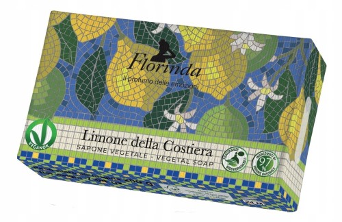 Florinda Mydło Naturalne Limone 200 g – Cytrynowe Mydło Roślinne z Włoch