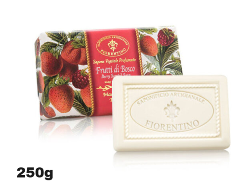 Saponificio Mydło Naturalne Owoce Leśne 250 g – Włoskie Mydło Roślinne