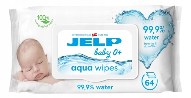 JELP 0+ Chusteczki nasączone wodą 98% 72szt DM - Sklep i hurtownia FH German