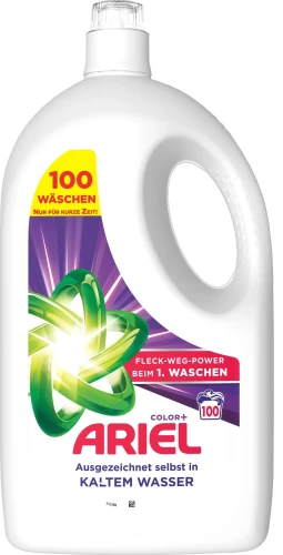ARIEL Niemiecki żel do prania 100P Color+ 4,5L – Oryginalna jakość z Niemiec (DE)