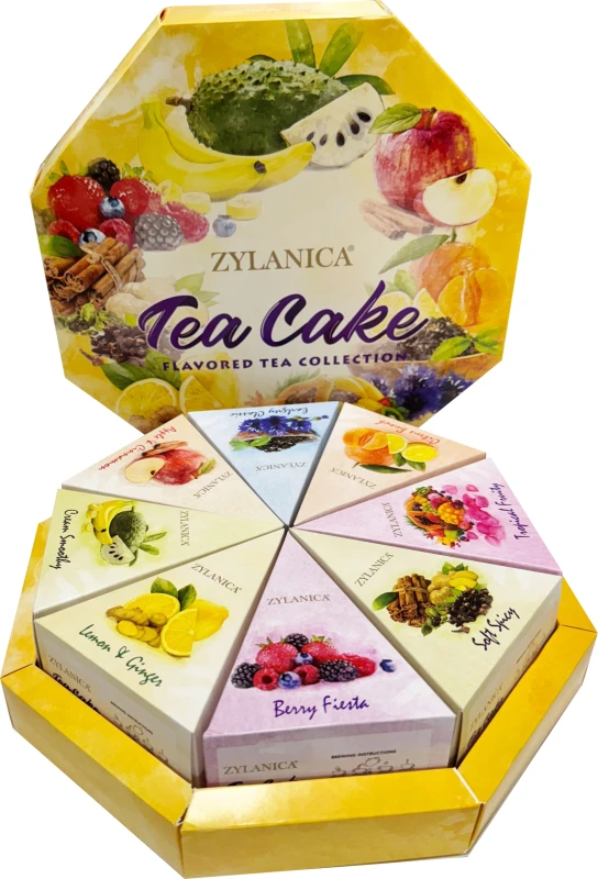 Zylanica Herbata Tea Cake Collection 8x10 piramidek (1,5 g) 120g - Sklep i hurtownia FH German