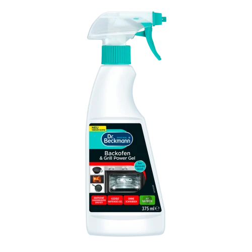Dr Beckmann Backofen & Grill Power Gel 375 ml – niemiecki żel do czyszczenia piekarników i grilla