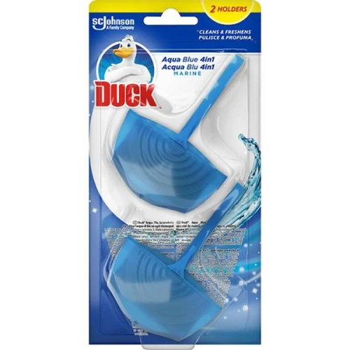 DUCK   2x40g AQUA BLUE 4w1 zawieszka do wc Duo/12