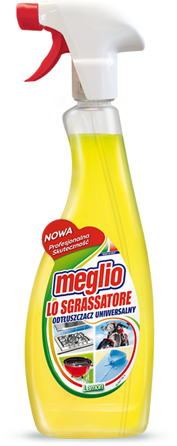 MEGLIO Odtłuszczacz uniwersalny w sprayu 750ml Lemon /16/ - Sklep i hurtownia FH German