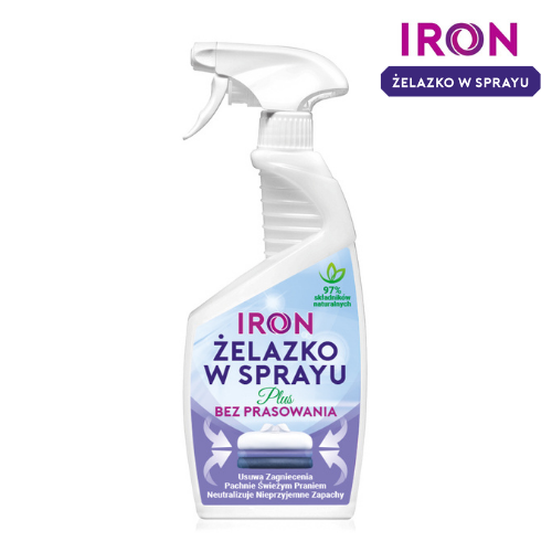 IRON   Żelazko w Sprayu Plus 750ml bez prasowania
