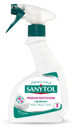 SANYTOL Spray 300 ml przeciw roztoczom i pluskwom – do materacy, dywanów i tekstyliów