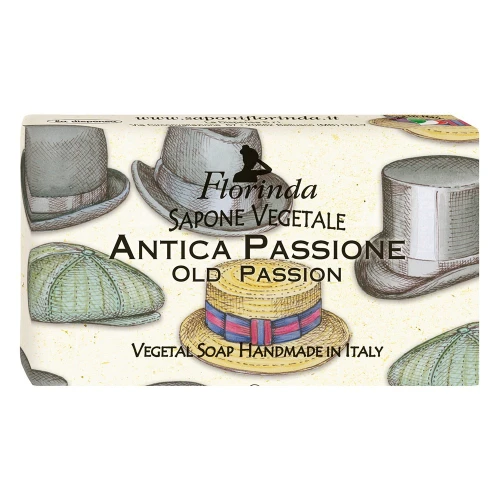 FLORINDA Mydło naturalne 100g Antica Passione – Oryginalne włoskie mydło roślinne