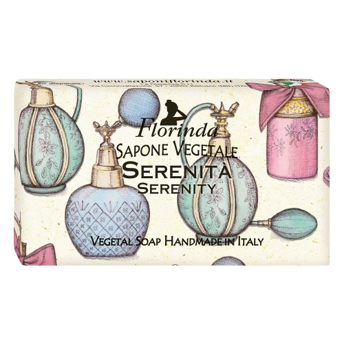 FLORINDA Mydło naturalne 100g Serenita – Oryginalne włoskie mydło roślinne