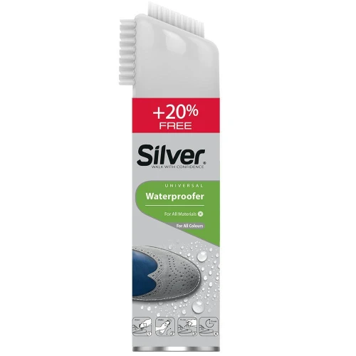 SILVER Uniwersalny impregnat do butów w sprayu 300 ml – bezbarwna ochrona przed wilgocią