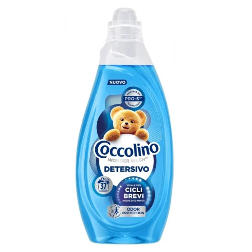 Coccolino Wonder Wash Sport Żel do prania 1,48 l – włoski żel do prania do krótkich cykli, ochrona przed zapachem