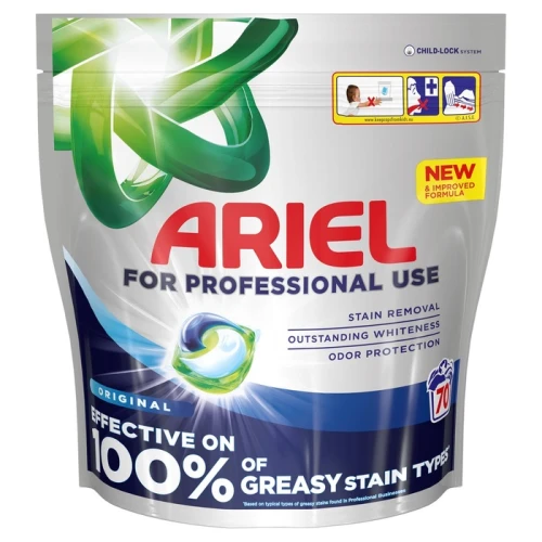 ARIEL Professional Use Original kapsułki do prania 70 szt. – kapsułki do białych i jasnych tkanin