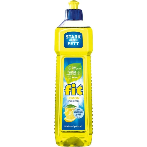 FIT Lemon 750 ml – niemiecki płyn do naczyń cytrynowy, skuteczny na tłuszcz