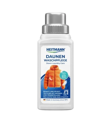 HEITMANN Daunen Waschpflege – niemiecki płyn do prania puchu i odzieży z wypełnieniem puchowym