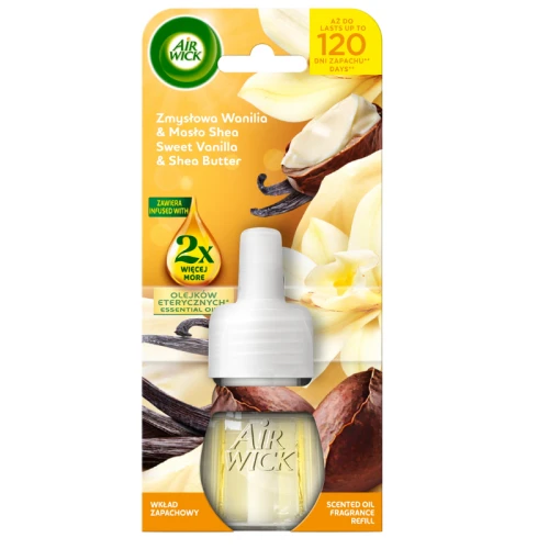 AIR WICK Elektryczny wkład zapachowy 19 ml Zmysłowa Wanilia i Masło Shea