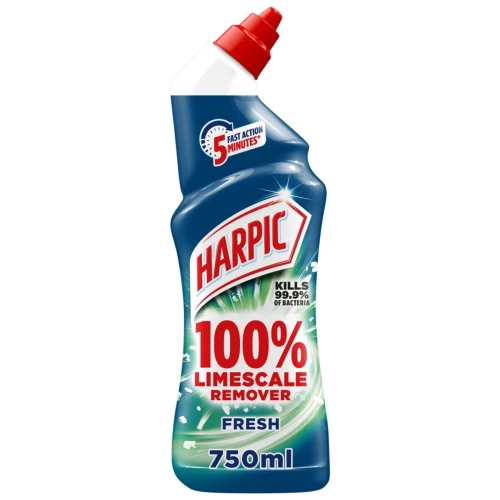 Harpic Limescale Remover Fresh Płyn do WC 750 ml – skuteczny środek na kamień i bakterie