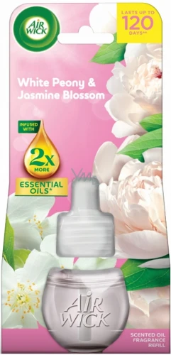 Air Wick Jaśmin i Peonia Elektryczny zapas 19 ml – wkład zapachowy do kontaktu