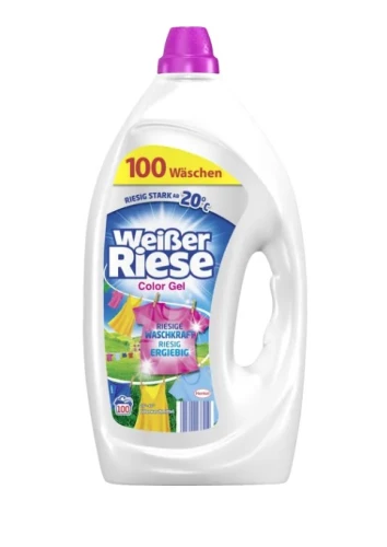 Weißer Riese Color Gel żel do prania kolorów 100 prań 4,5L XXL oryginalny z Niemiec DE