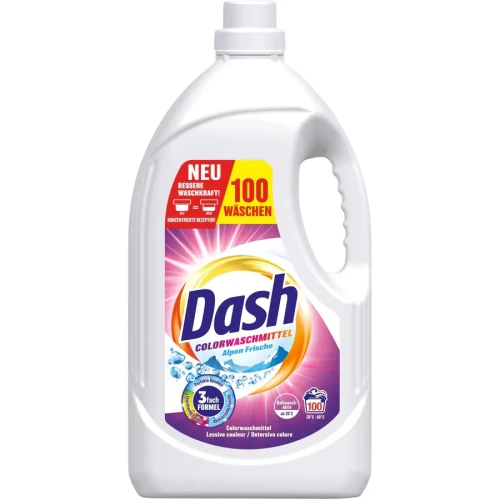 Dash Color Alpen Frische żel do prania kolorów 100 prań 4,5L XXL oryginalny z Niemiec DE