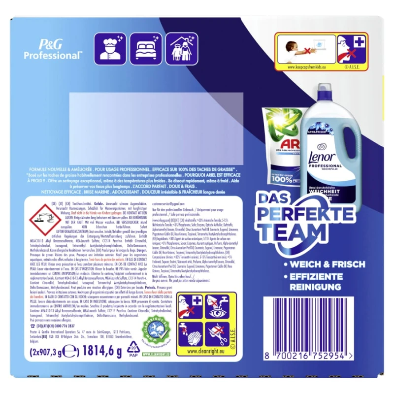 Ariel Professional Universal+ kapsułki do prania 86 sztuk (2x43) Duo Pack DE technologia Professional - Sklep i hurtownia FH German