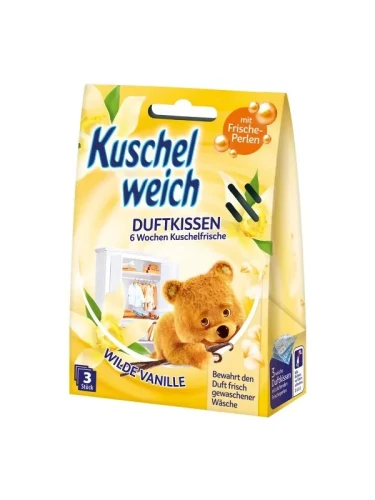 Kuschelweich saszetki zapachowe do szafy Wilde Vanille 3 sztuki zapach wanilii DE