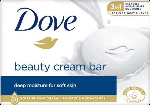 DOVE   Mydło w kostce 90g Białe Creme